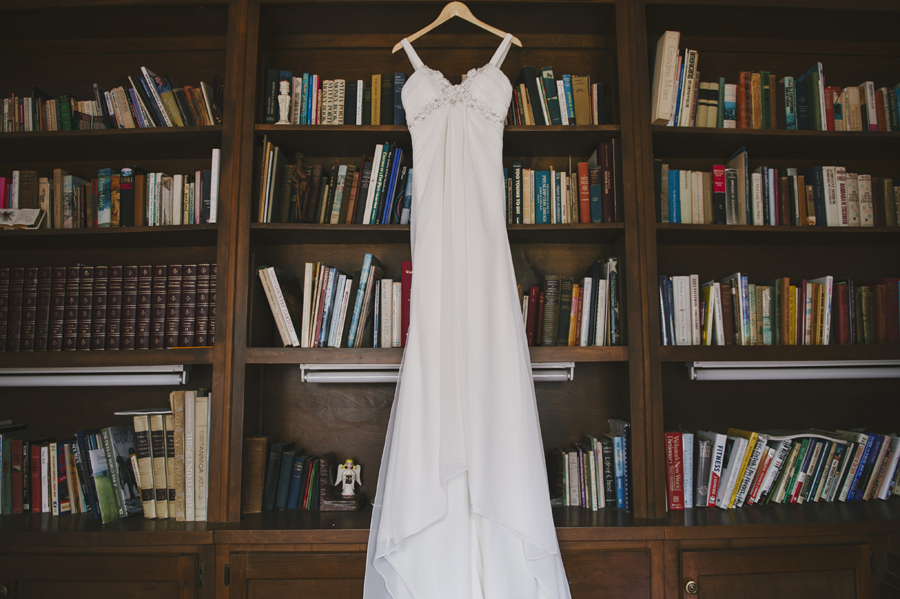Dress in library